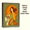  Art Nouveau astrology goddess Capricorn boho Zodiac wall art   