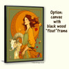  Art Nouveau astrology goddess Capricorn boho Zodiac wall art   