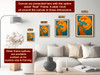  Art Nouveau astrology goddess Capricorn boho Zodiac wall art   