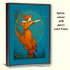 Art Nouveau Diana Goddess original design boho wall art 
