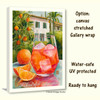 Cocktail "White House" Wall Art original design, bar, kitchen decor, giclee canvas poster 