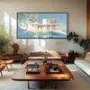 Mid-century-modern-abstract-house-no 10-numbered-limited-edition-giclee-on-canvas/