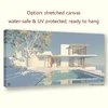 Mid-century-modern-abstract-house-no 10-numbered-limited-edition-giclee-on-canvas/