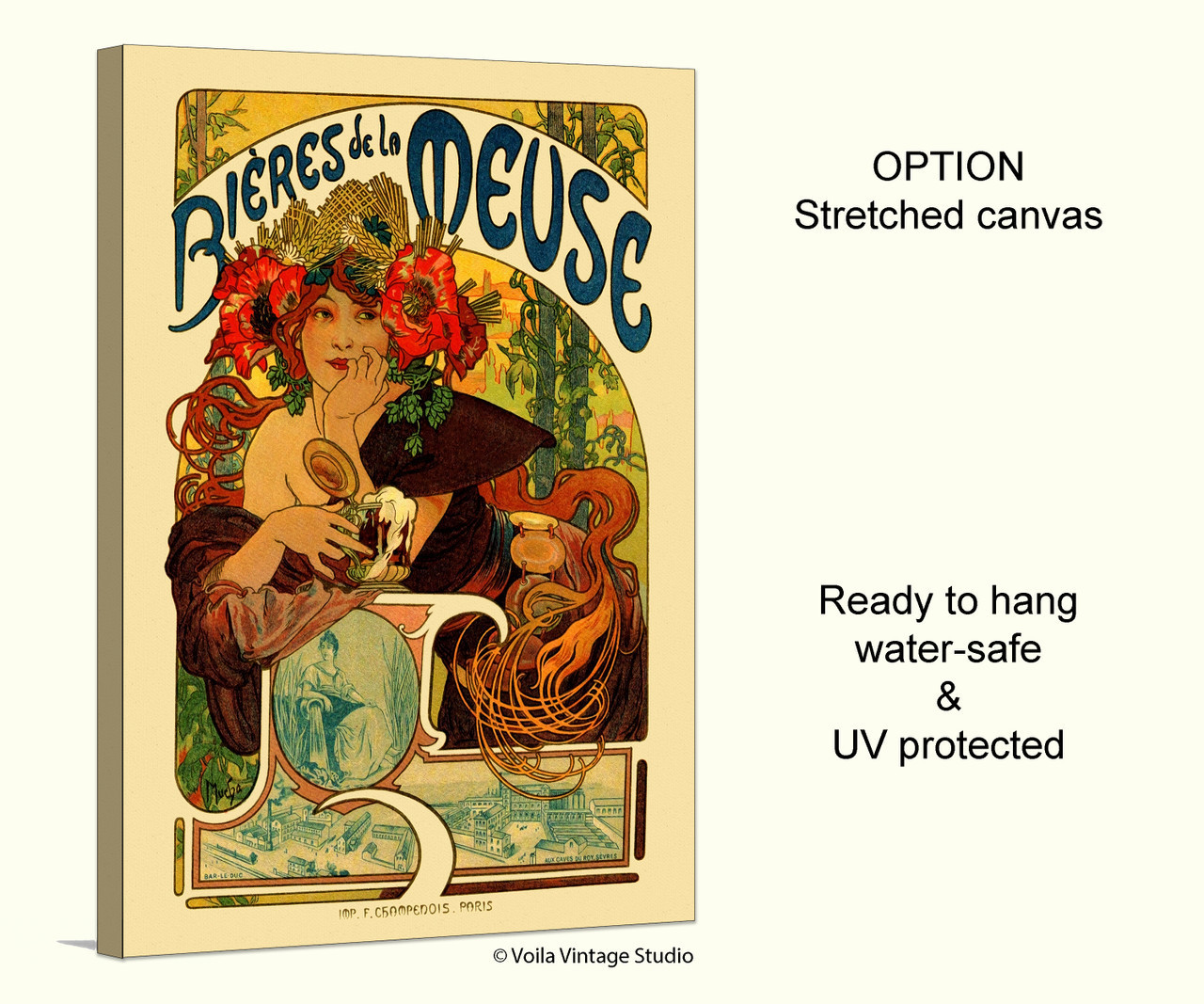 Bieres De la Meuse by Alphonse Mucha