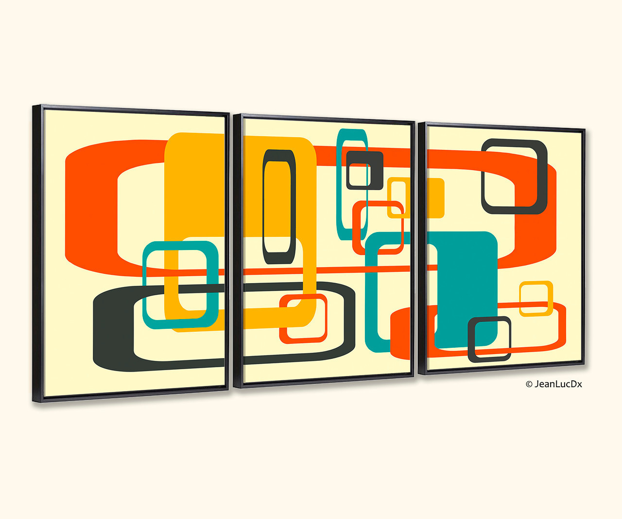 Mid-Century Modern Abstract original creation wall art 