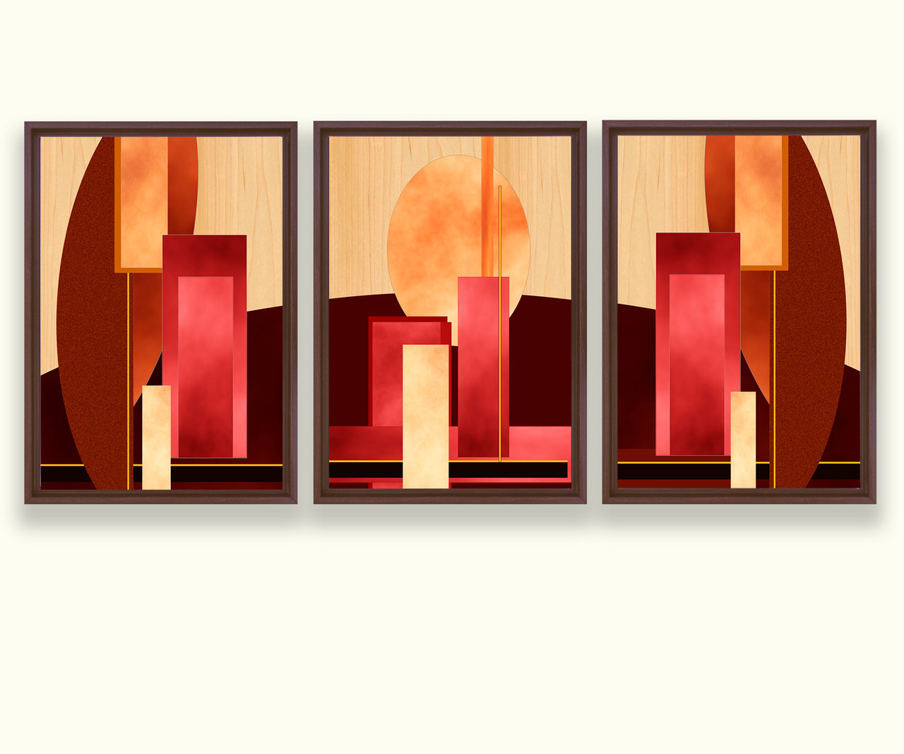 Mid-Century Modern Abstract original creation wall art