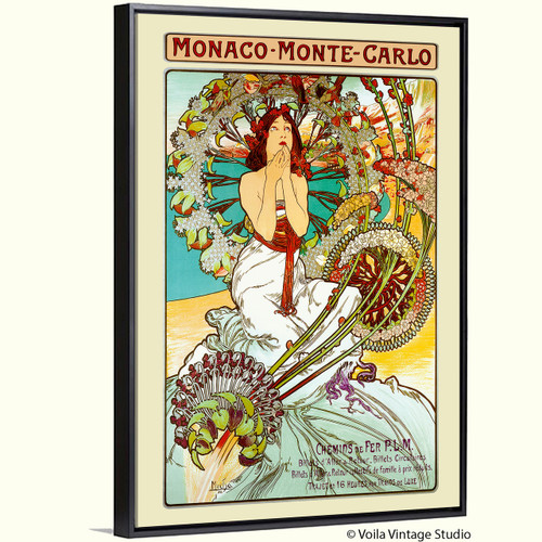 Monaco Monte Carlo by Mucha - Voila Vintage Studio