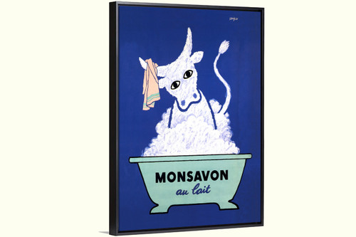  French vintage advertising "Monsavon" bathroom decor 