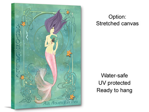 Copy of Limoux Maree with Mermaid French Advertising