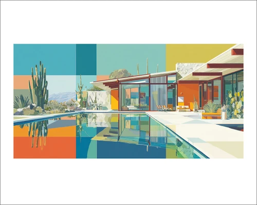 House No 1, Limited Edition giclée on paper 