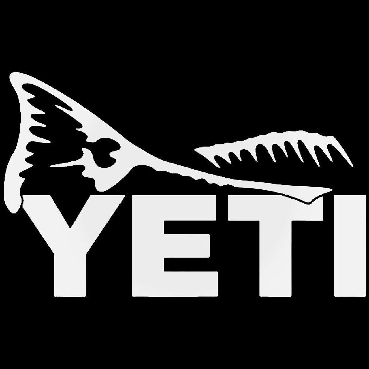 Yeti Redfish Fishing Vinyl Decal Sticker