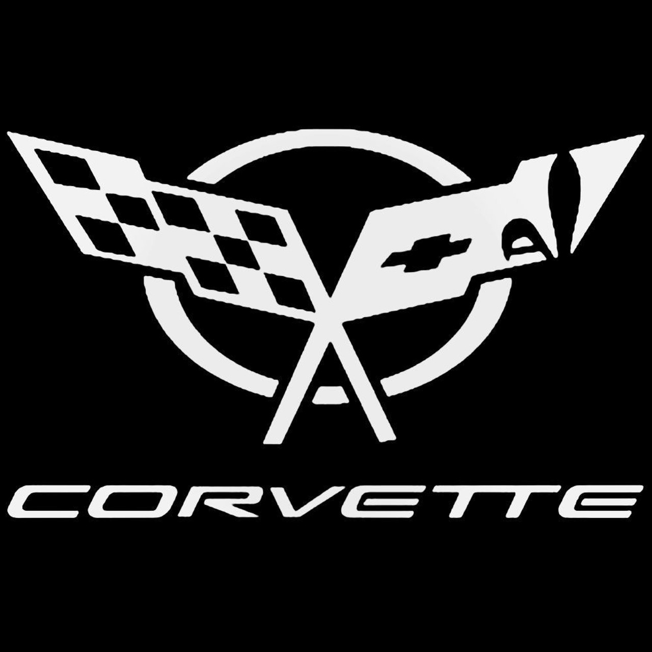 2013 Corvette 60th Anniversary Hood Logo Painted Photograph by Rich Franco  - Pixels