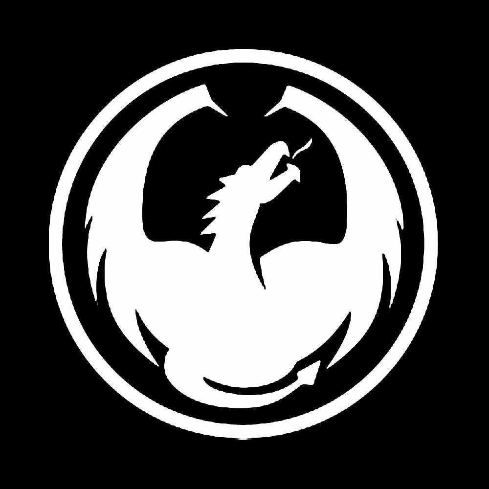 Dragon Sunglasses SkateBoard Decal