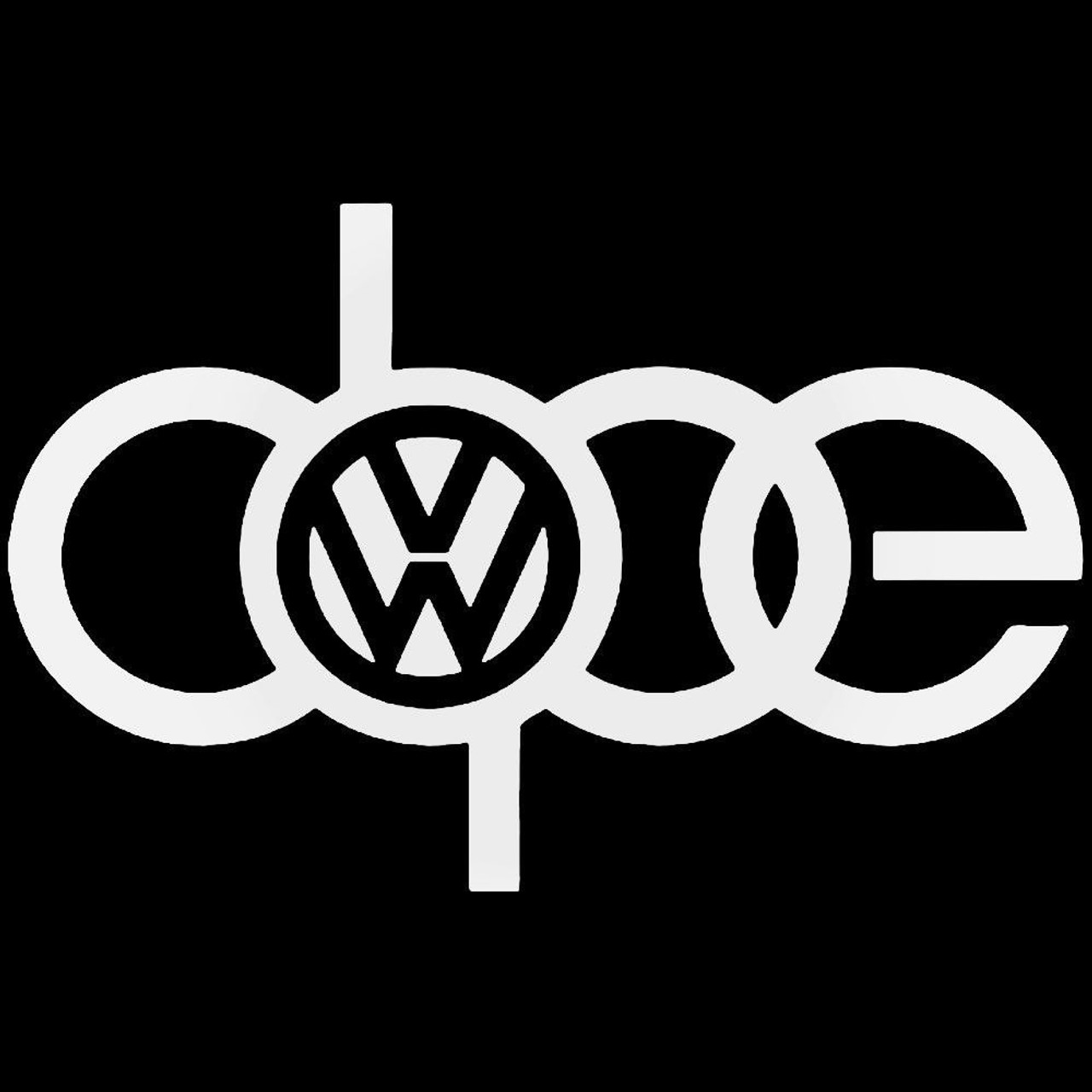 Euro Dope Vw Volkswagen Sticker