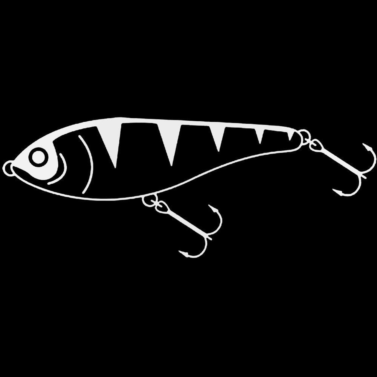 Fishing Lure Sportsman Style 3 Decal