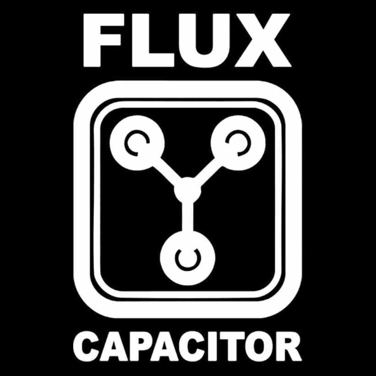 Flux Capacitor Back to the Future Vinyl Decal Sticker