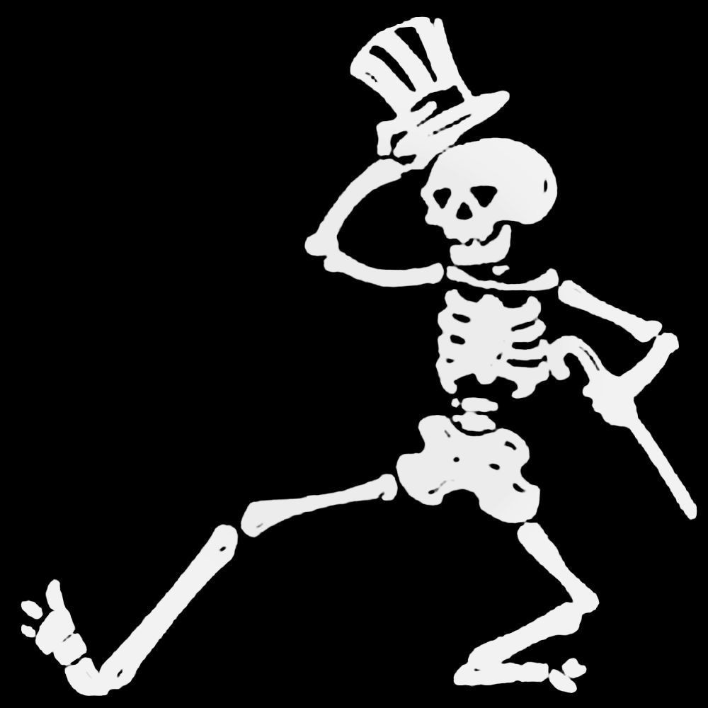 Grateful Dead Dancing Skeletons Decal Sticker