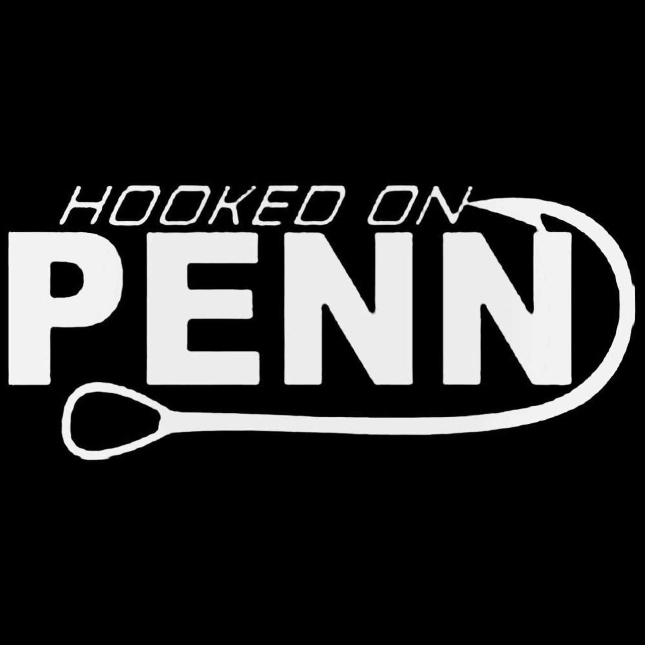 Hooked On Penn Fishing Die Cut Decal Sticker