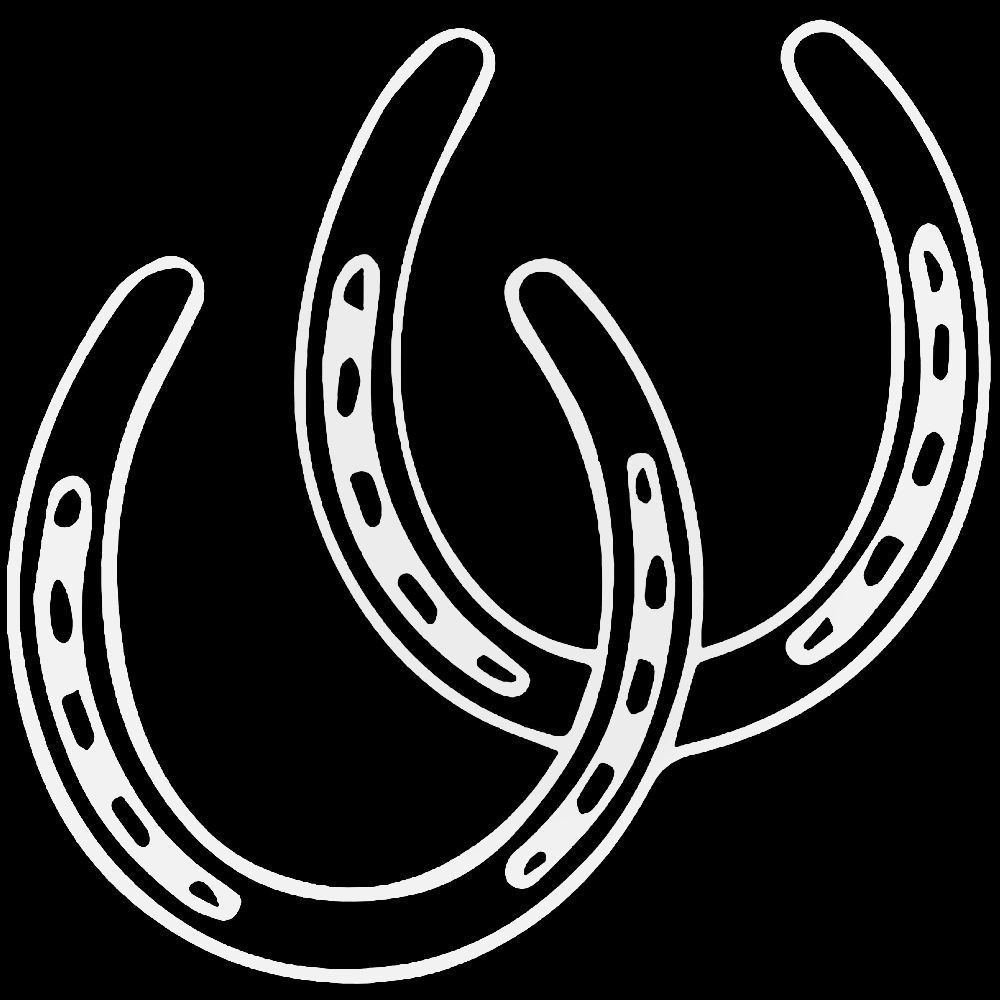 Horseshoes Horse Vinyl Decal Sticker
