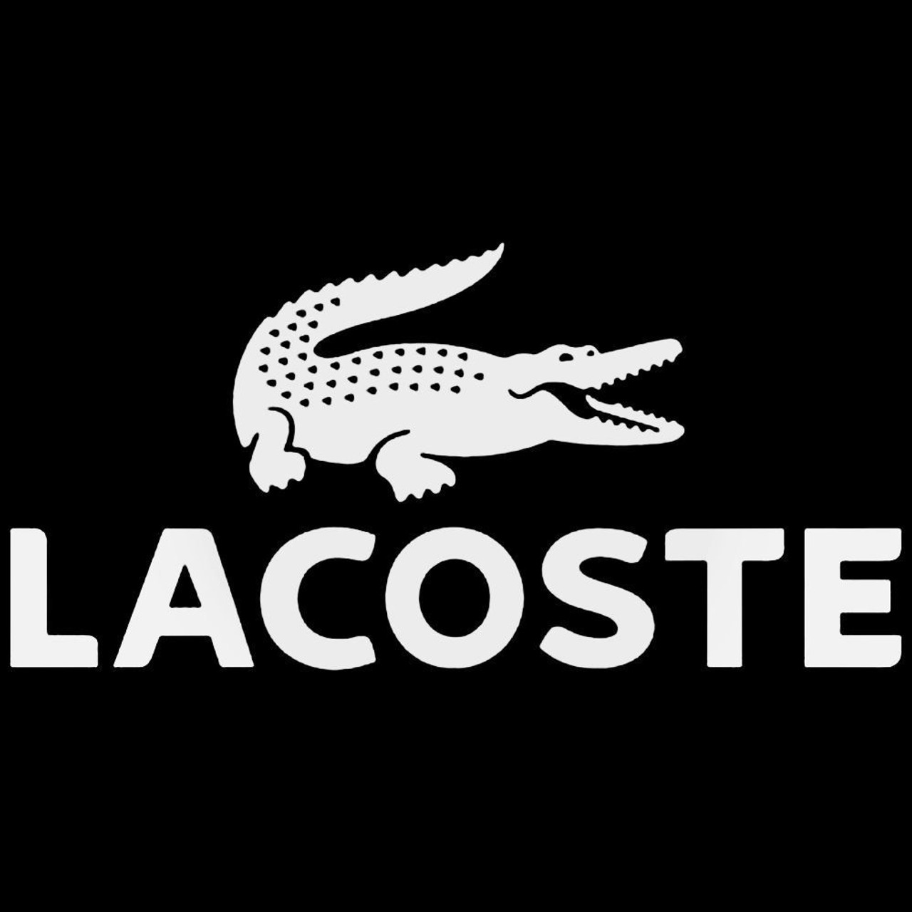 Lacoste Clun Logo Decal Sticker