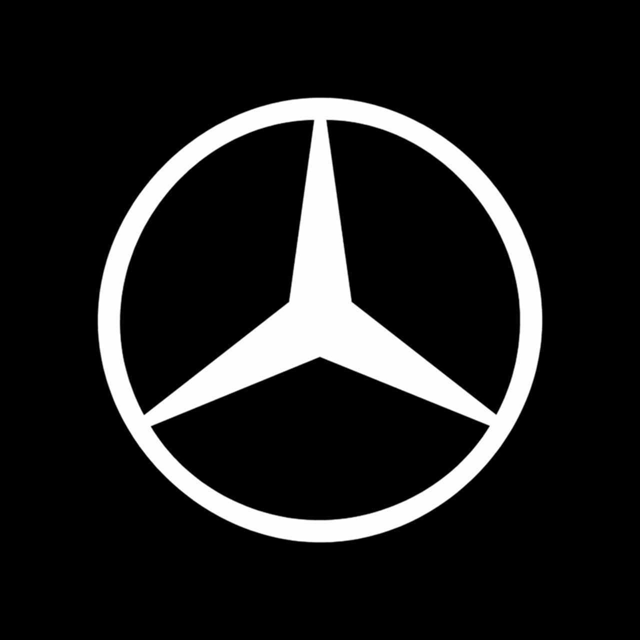 Mercedes Benz Logo Vinyl Decal Sticker 1