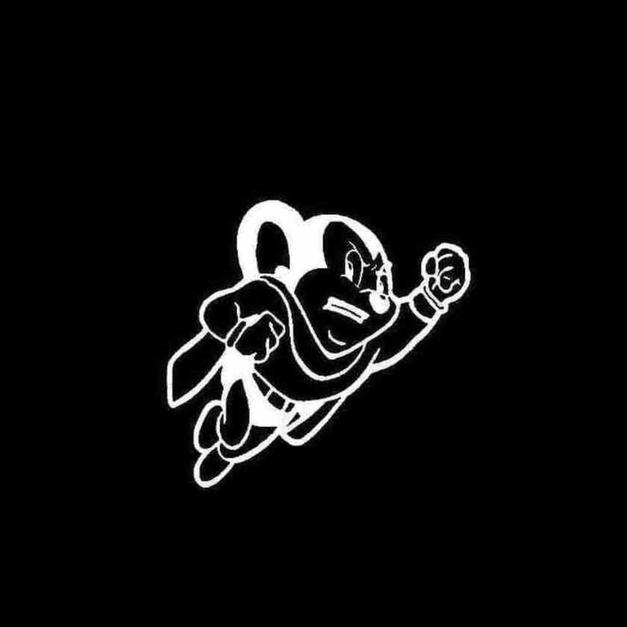 Mighty Mouse Superhero Decal Sticker - 3M Vinyl, Made In USA, For Car Windows & More