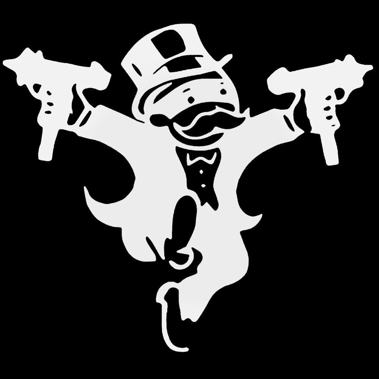 Monopoly Man Decal Sticker