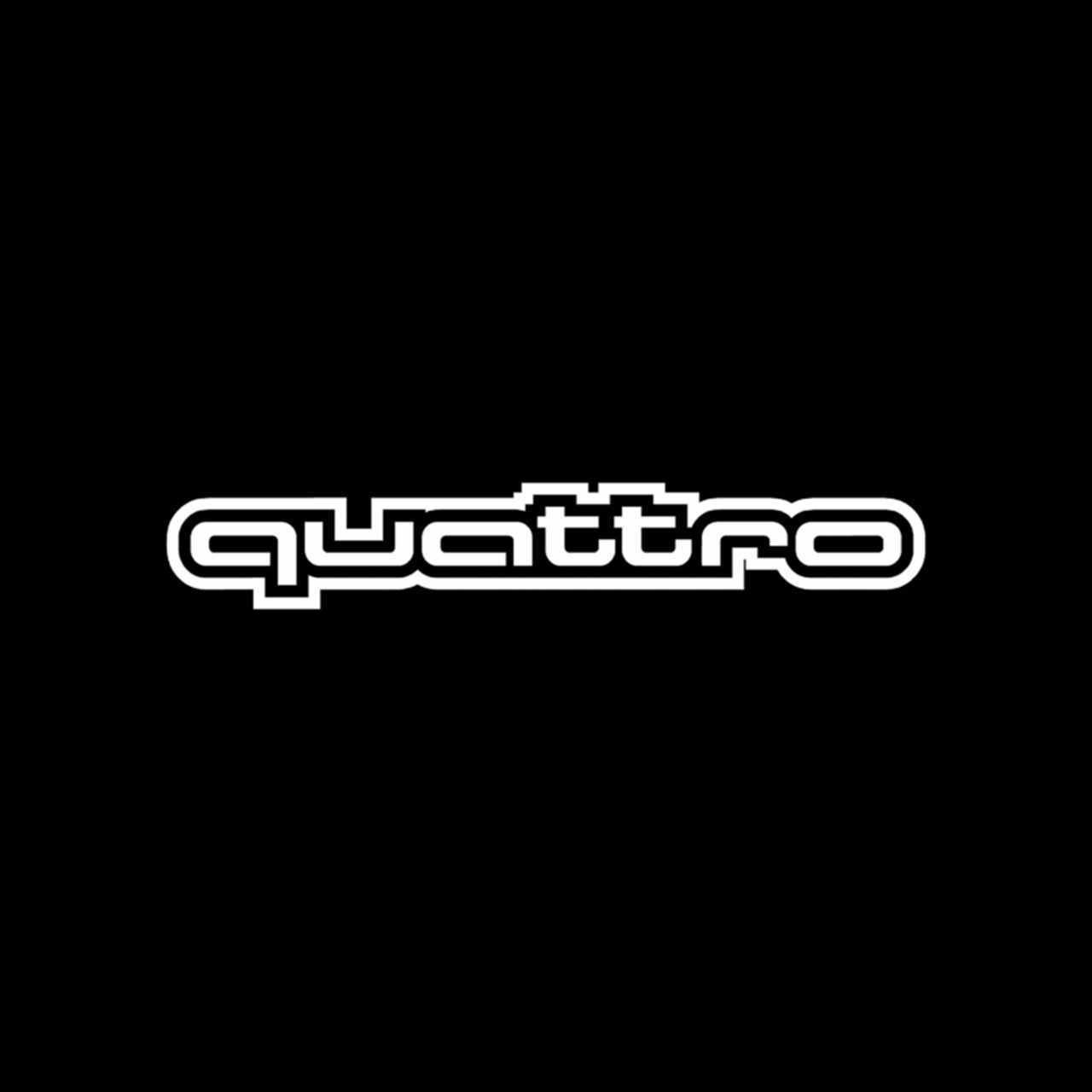 Audi quattro, Vinyl decals, Gecko