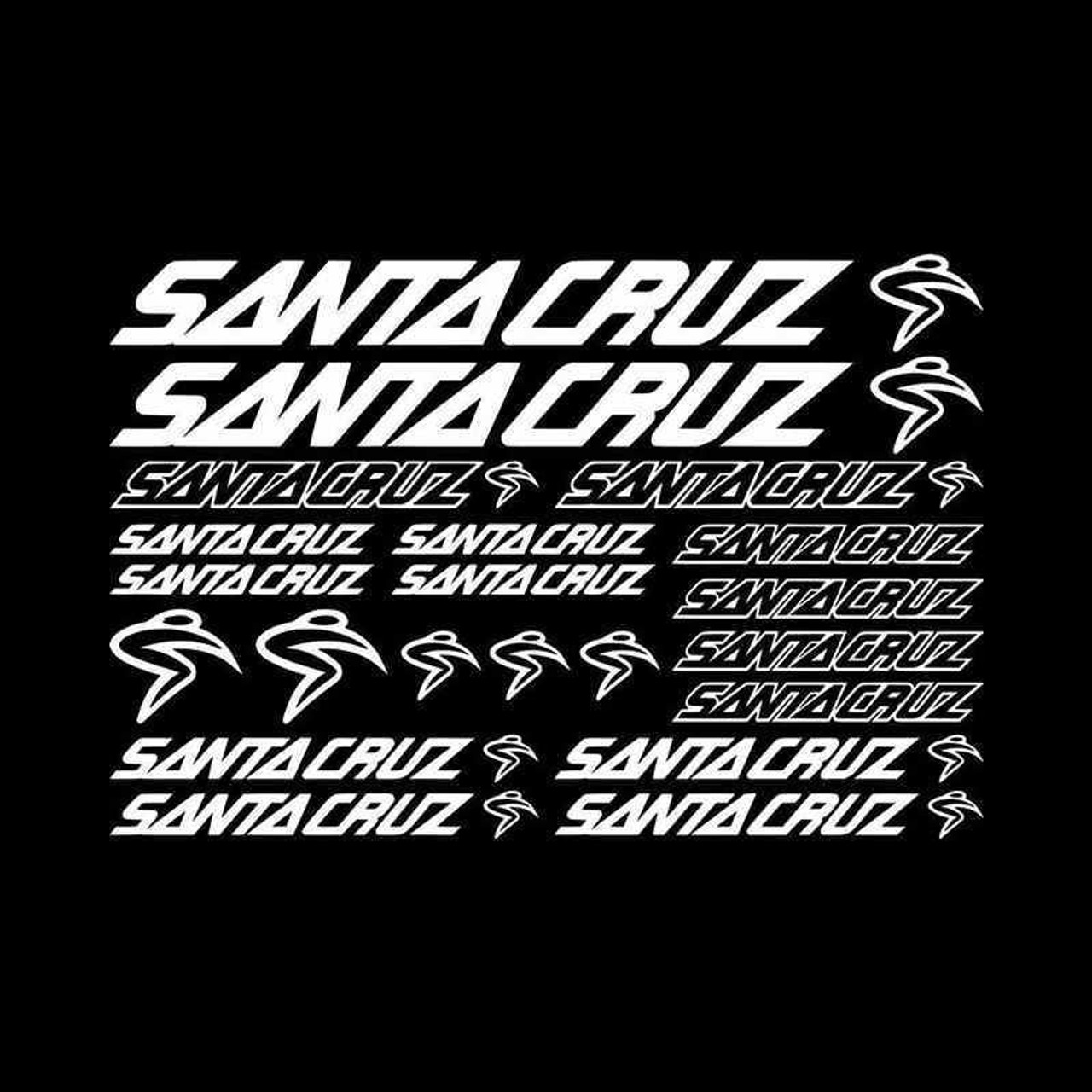 santa cruz bicycles stickers