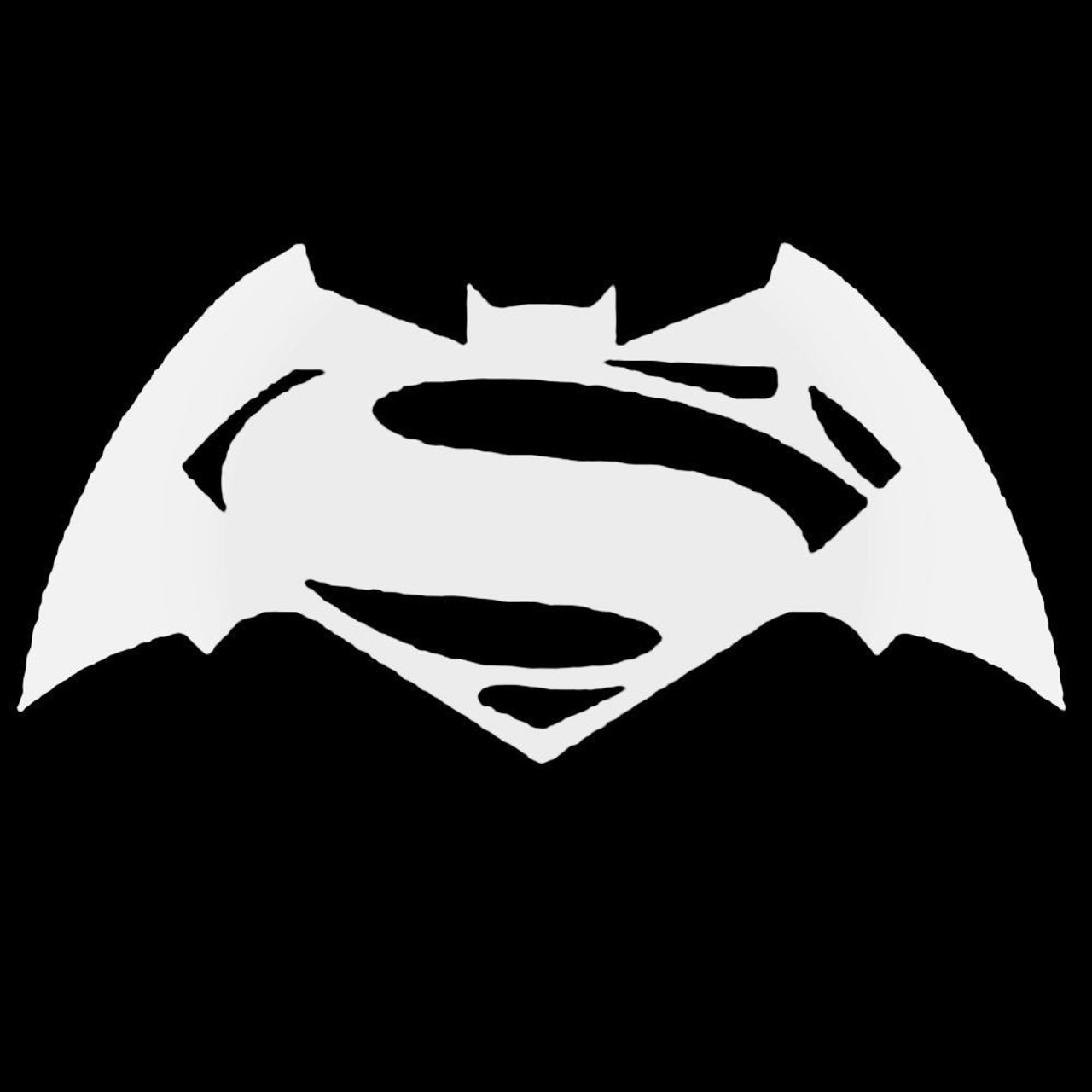 DC Comics Batman VS Superman Logo, Black, 22