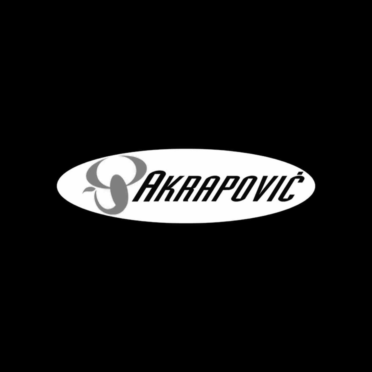 Akrapovic Logo Sticker Black