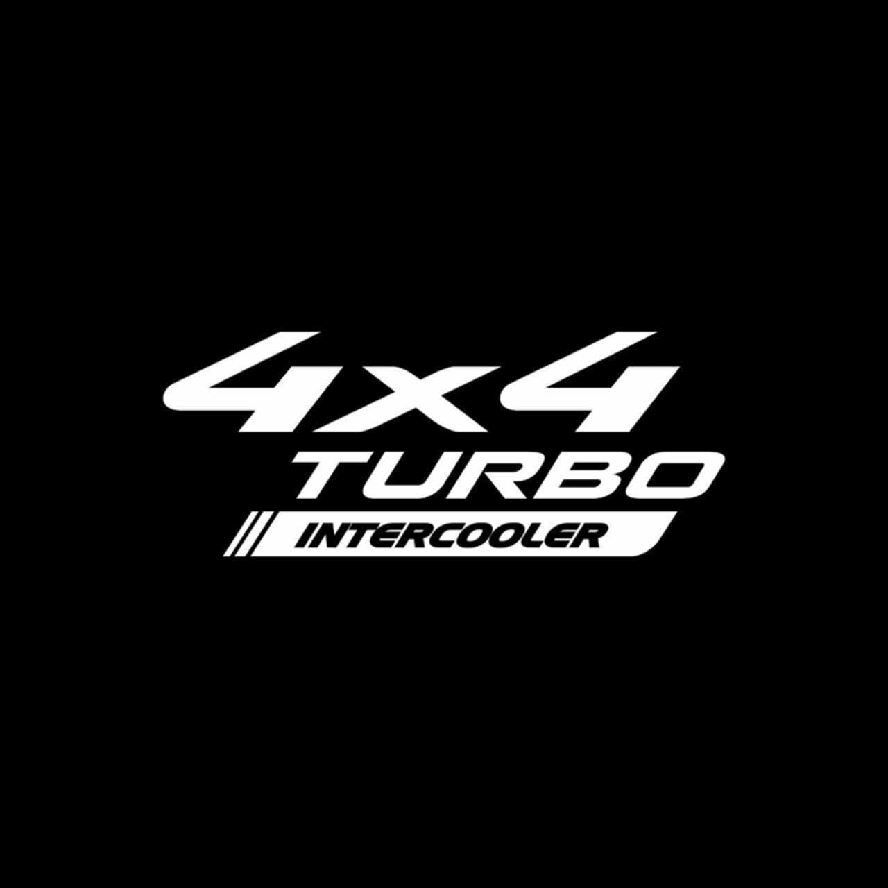 Autocollant 4x4 Turbo Intercooler - Taille au choix