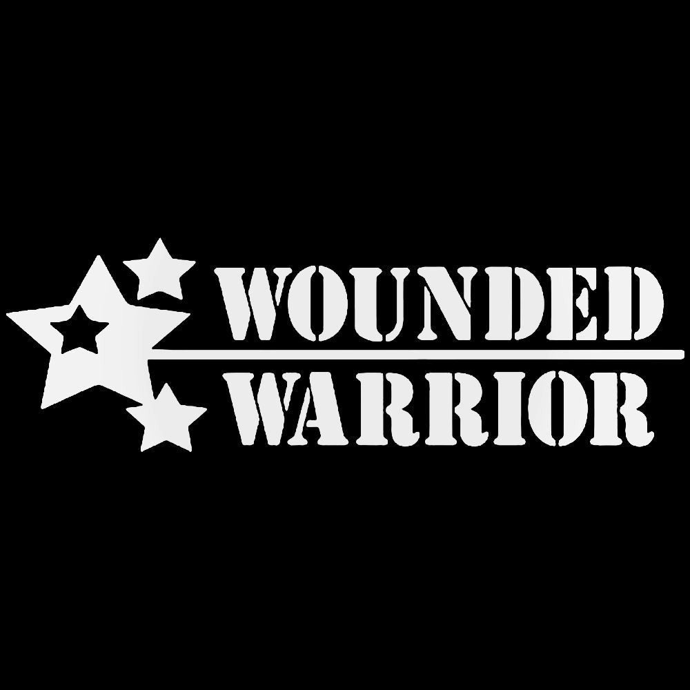 Wounded Sticker Wounded Warrior Vinyl Decal Sticker
