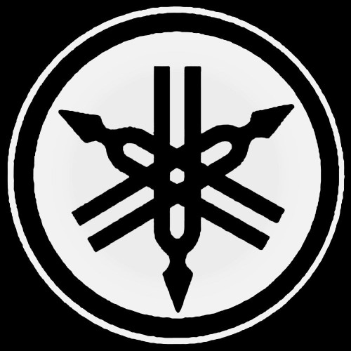 Yamaha Tuning Fork Decal Sticker