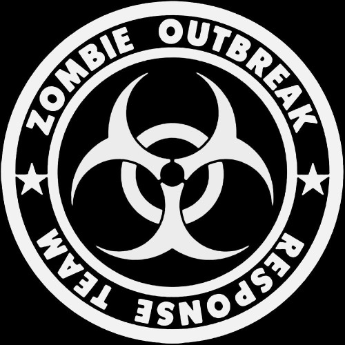Zombie s Zombie Outbreak Response Team Style 4 Decal
