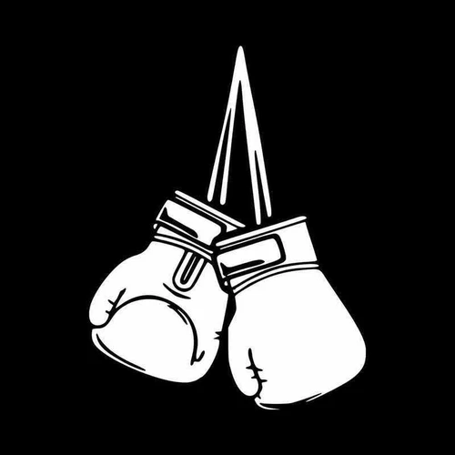 Boxing Gloves Vinyl Decal Sticker