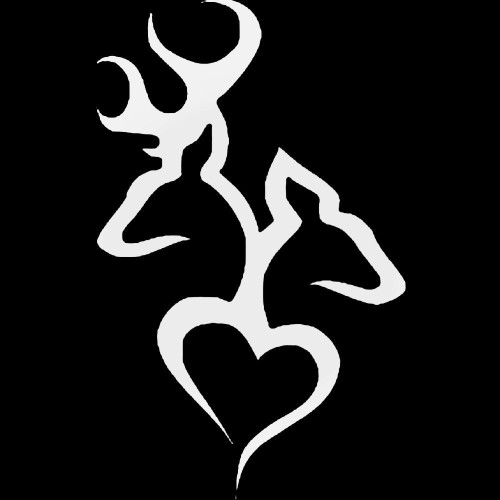 14 Hunting Love Pair Decal