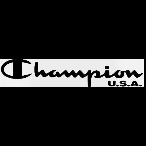 Champion Usa Logo Decal Sticker