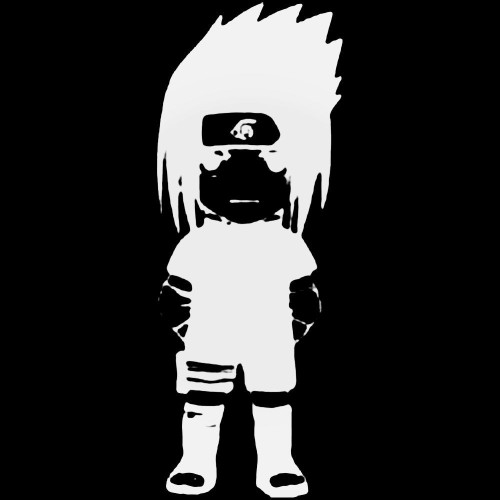 Chibi Sasuke Manga Anime Decal Sticker