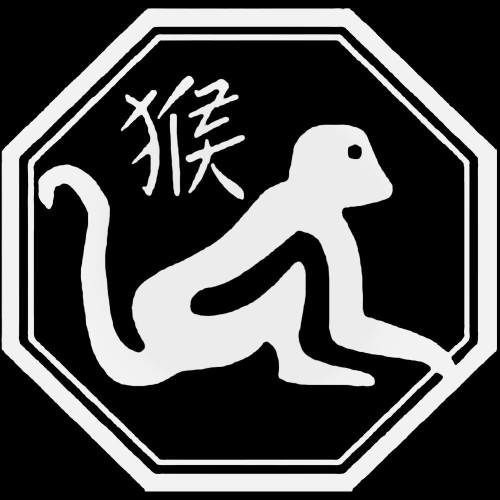 Chinese Zodiac Monkey Decal Sticker