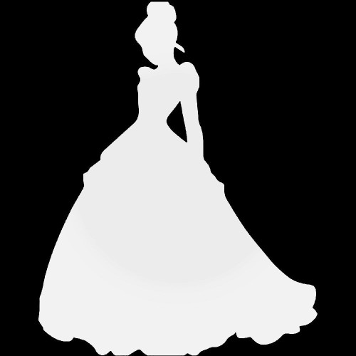 Cinderella Princess Sticker