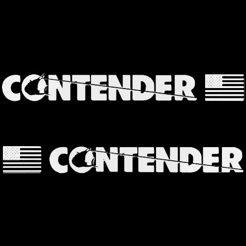 Contender W Flag Boat Kit Decal Sticker