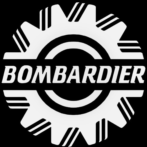 Corporate Logo s Bombardier Decal