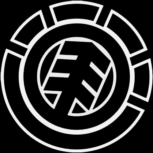 Corporate Logo s Element Skateboard Style 3 Decal