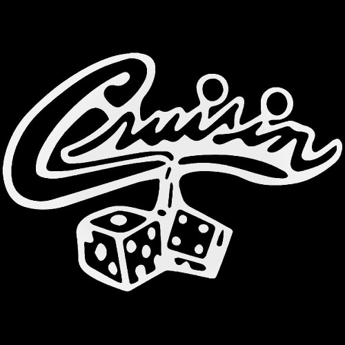 Cruisin Dice Gambler Casino Sticker