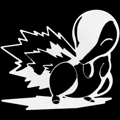 Cyndaquil Vinyl Decal 1