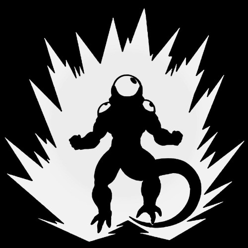 Dbz Dragon Ball Z Power Up Frieza Decal Sticker