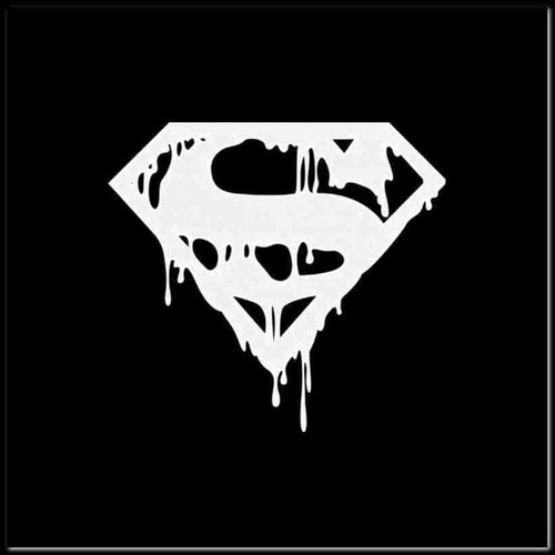 Death Of Superman Emblem Decal Sticker