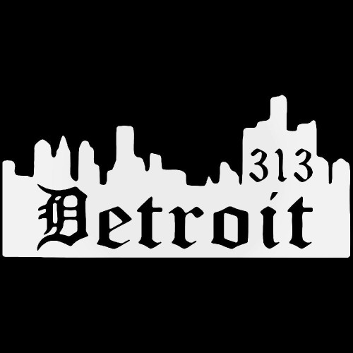 Detroit 313 City Sticker