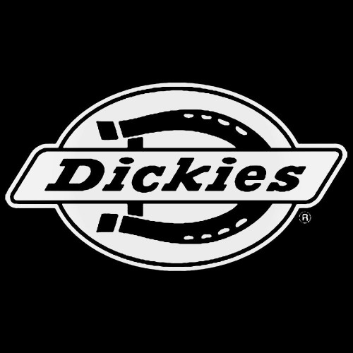 Dickies Black Logo Decal Sticker